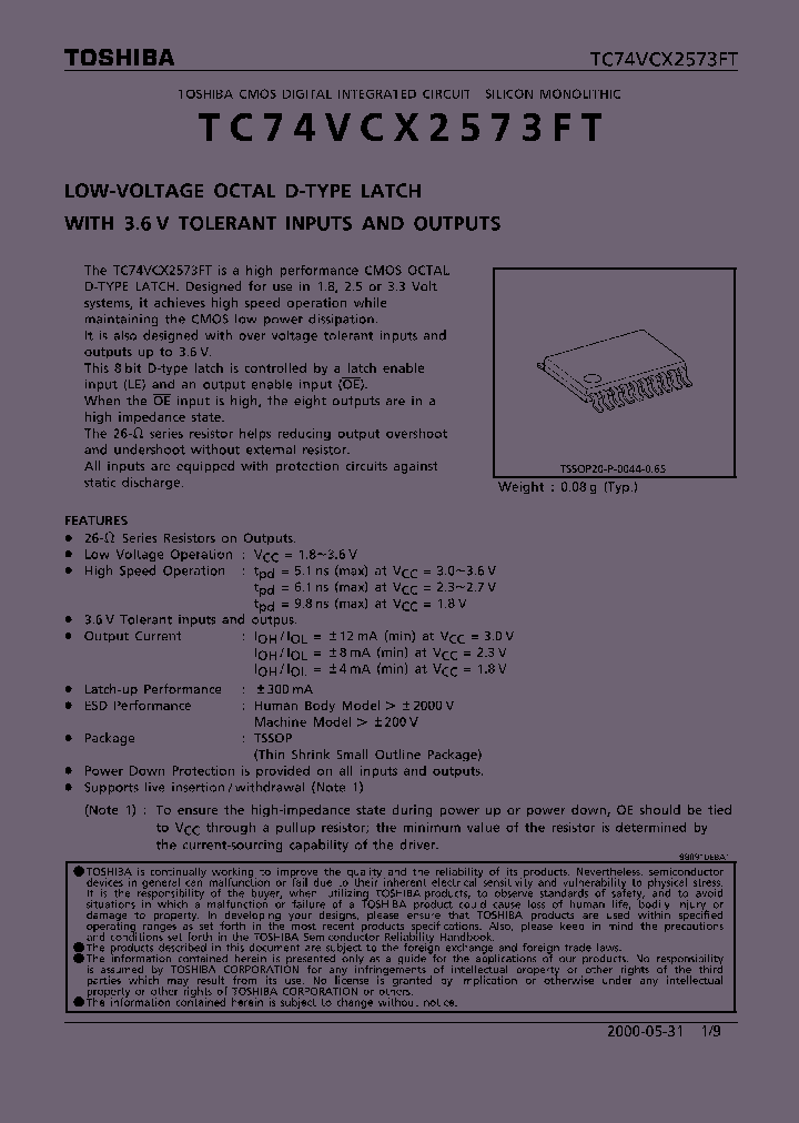 TC74VCX2573FT_291949.PDF Datasheet