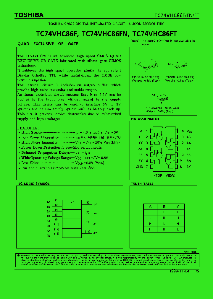 TC74VHC86FT_287583.PDF Datasheet