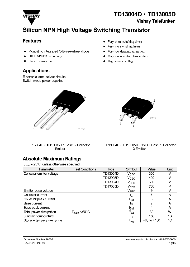 TD13005D_276503.PDF Datasheet