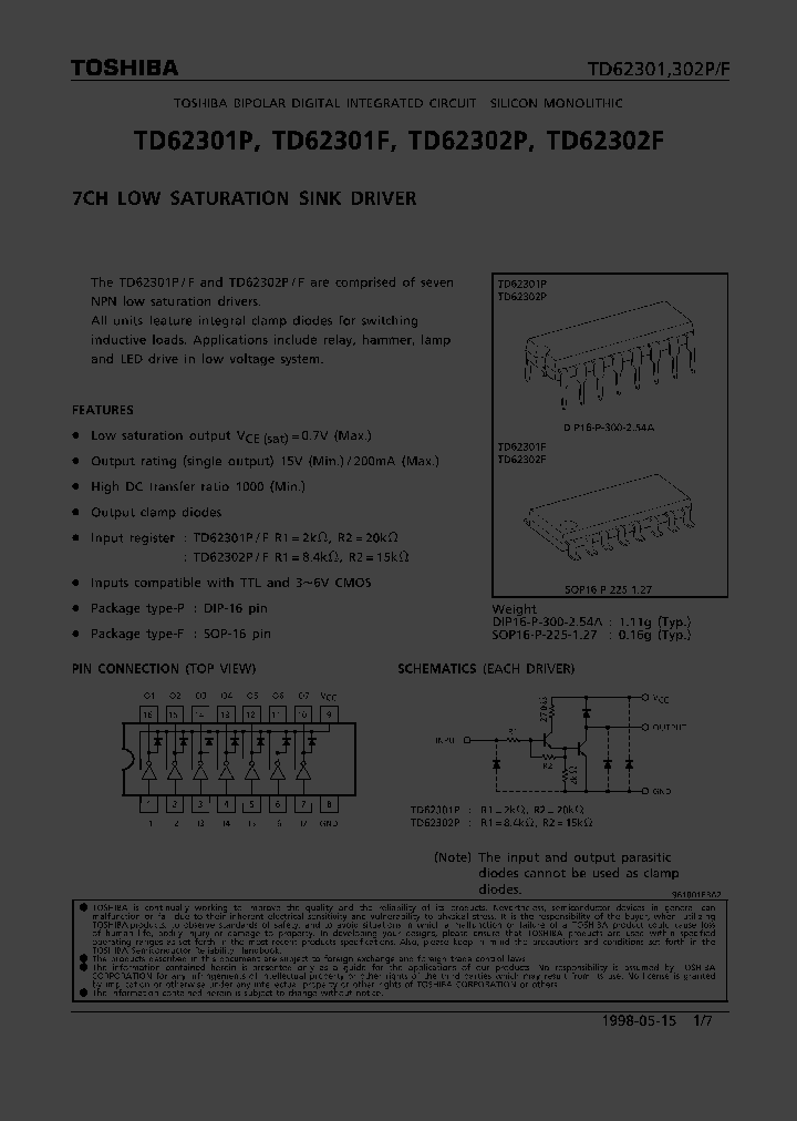 TD62301_36971.PDF Datasheet