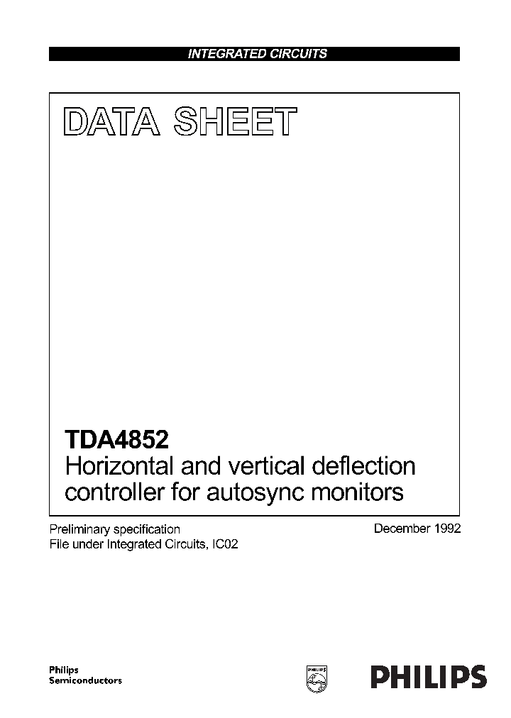 TDA4852_212212.PDF Datasheet