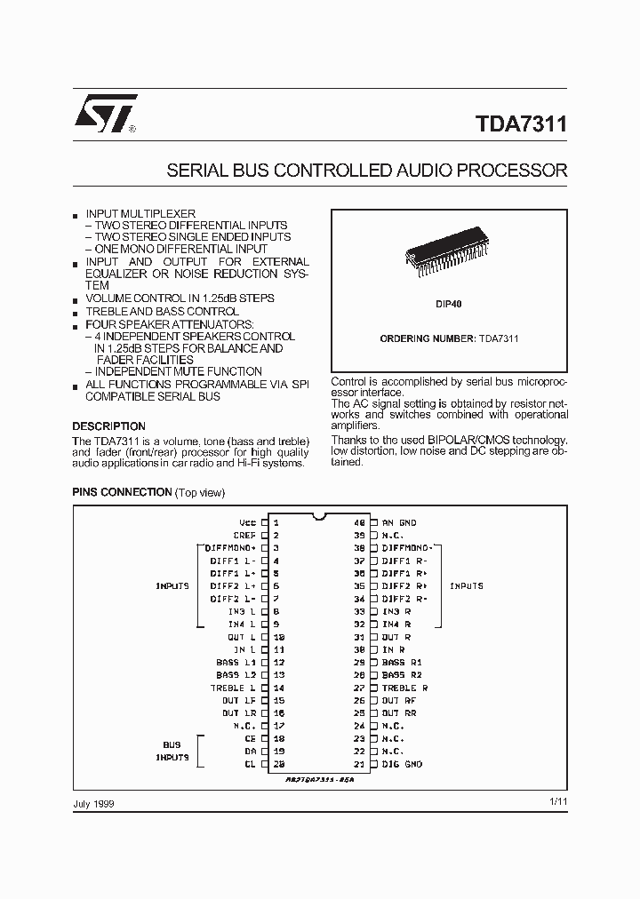 TDA7311_263501.PDF Datasheet