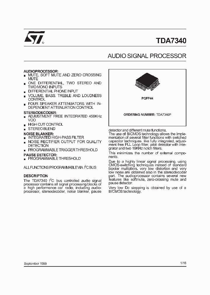 TDA7340_219748.PDF Datasheet