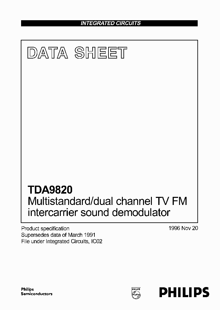 TDA9820_275891.PDF Datasheet