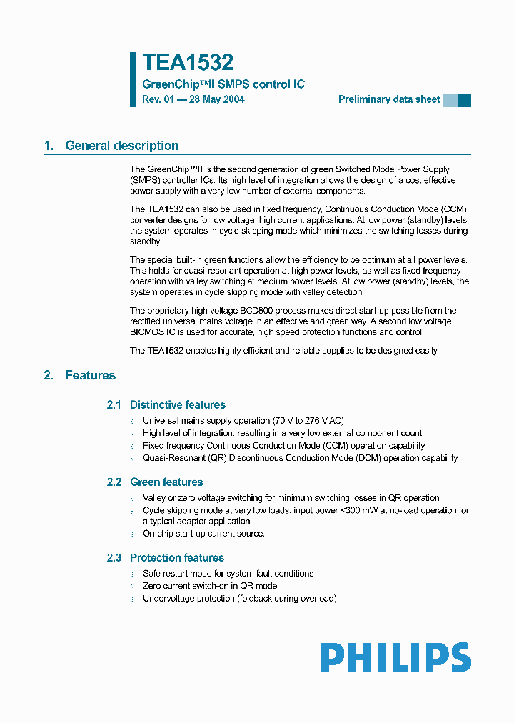 TEA1532P_262710.PDF Datasheet