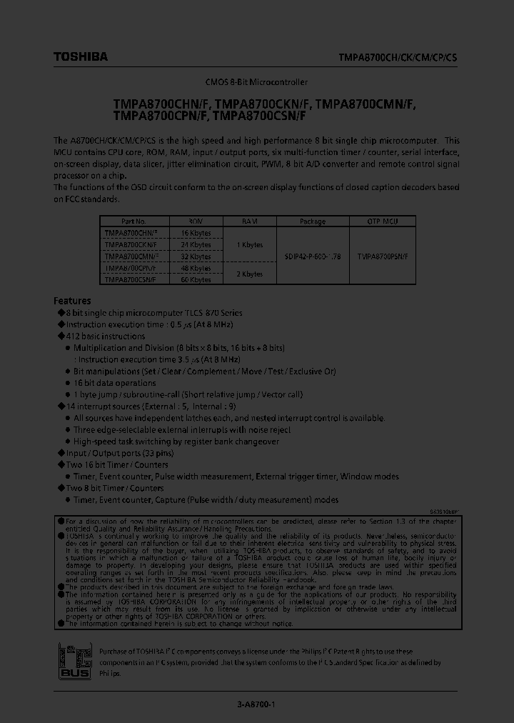 TMPA8700F_242837.PDF Datasheet