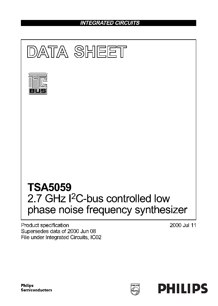 TSA5059_289363.PDF Datasheet