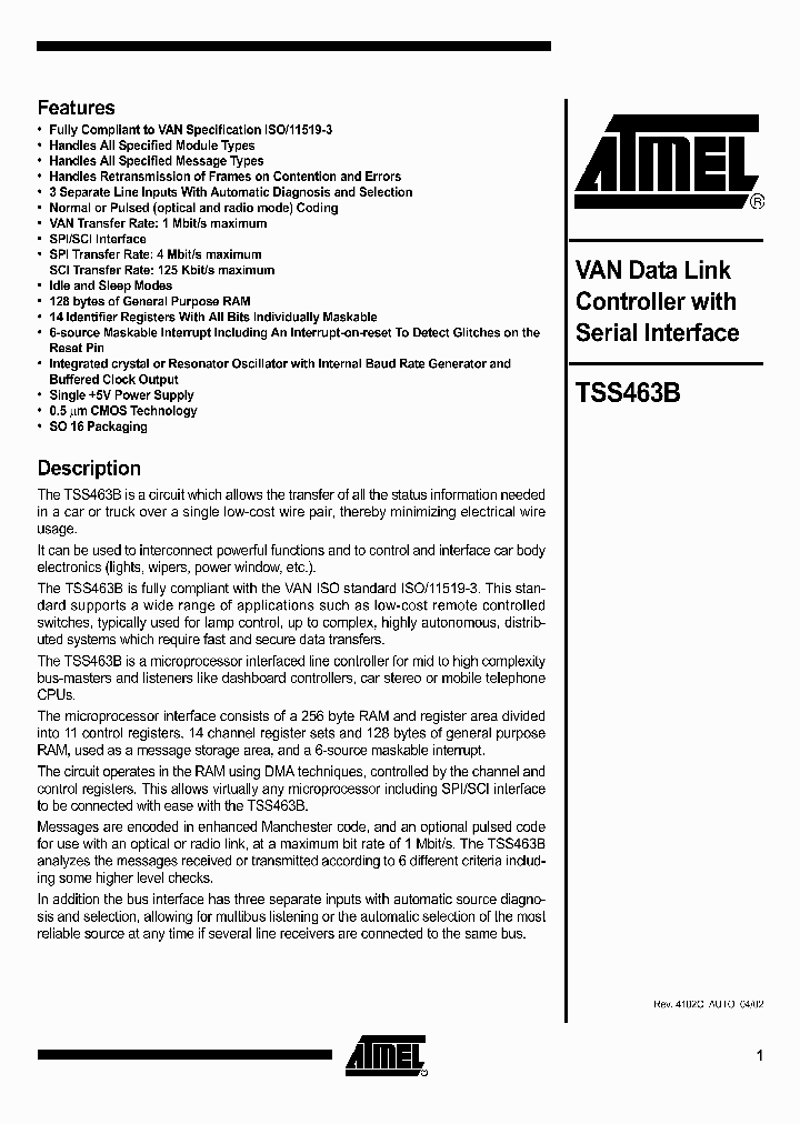 TSS463NBSP_262098.PDF Datasheet