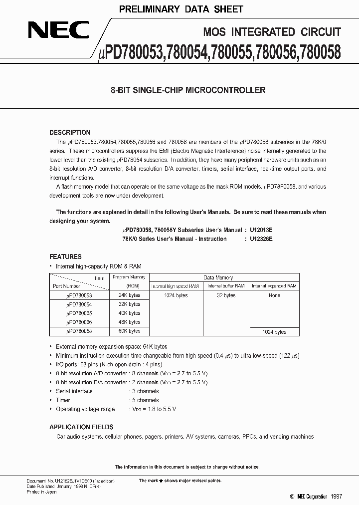 UPD780053_215385.PDF Datasheet