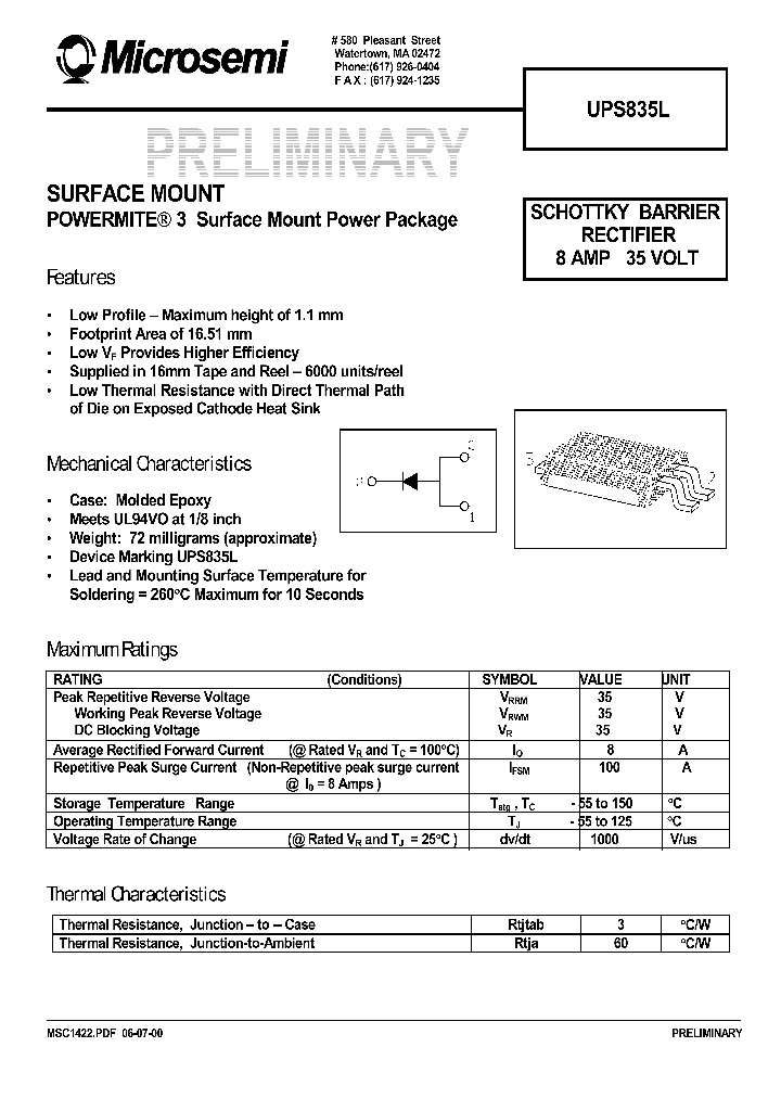 UPS835L_286533.PDF Datasheet