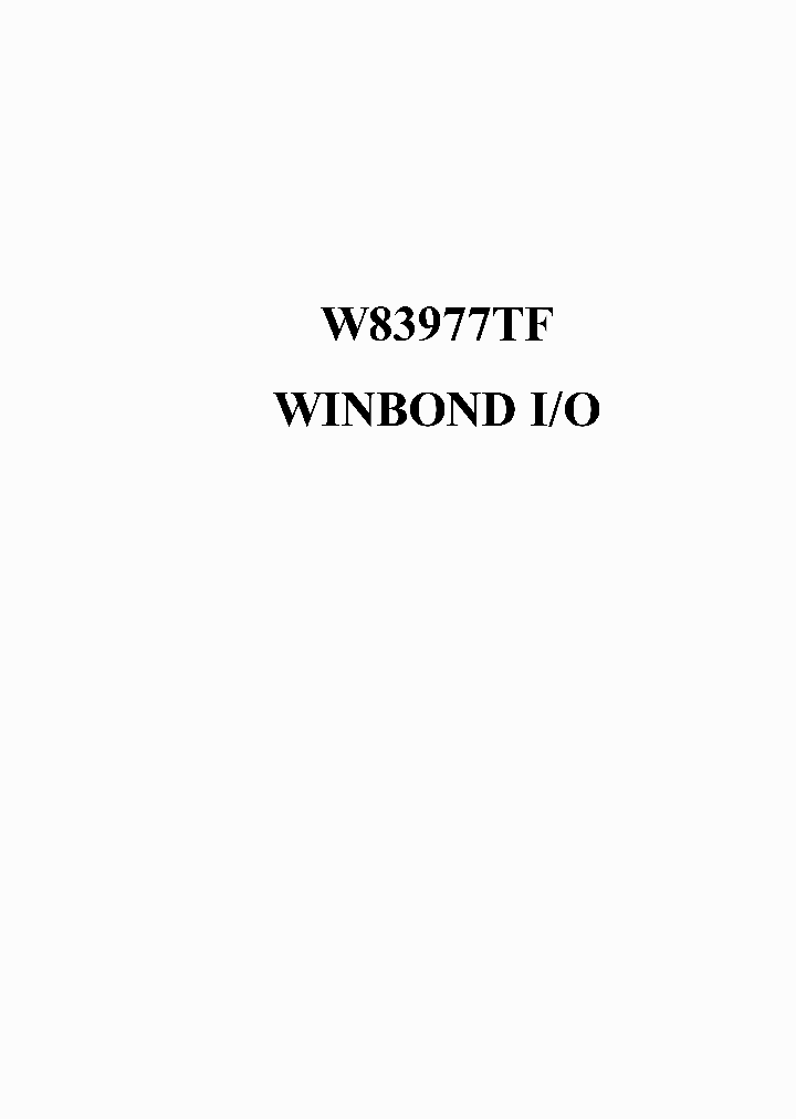W83977TF-AW_201399.PDF Datasheet
