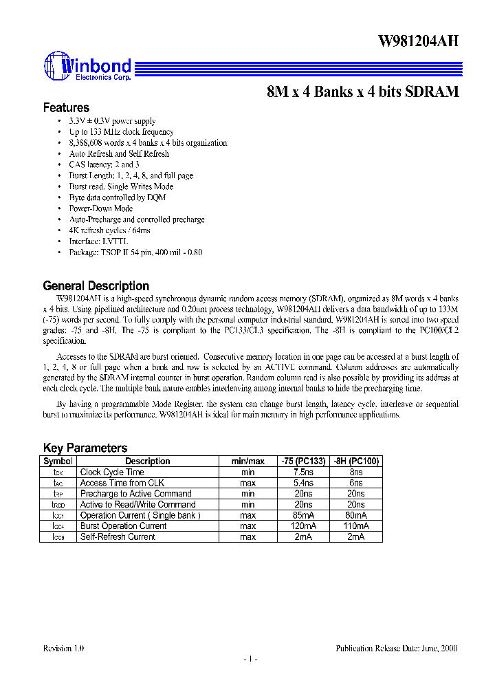 W981204AH_293594.PDF Datasheet