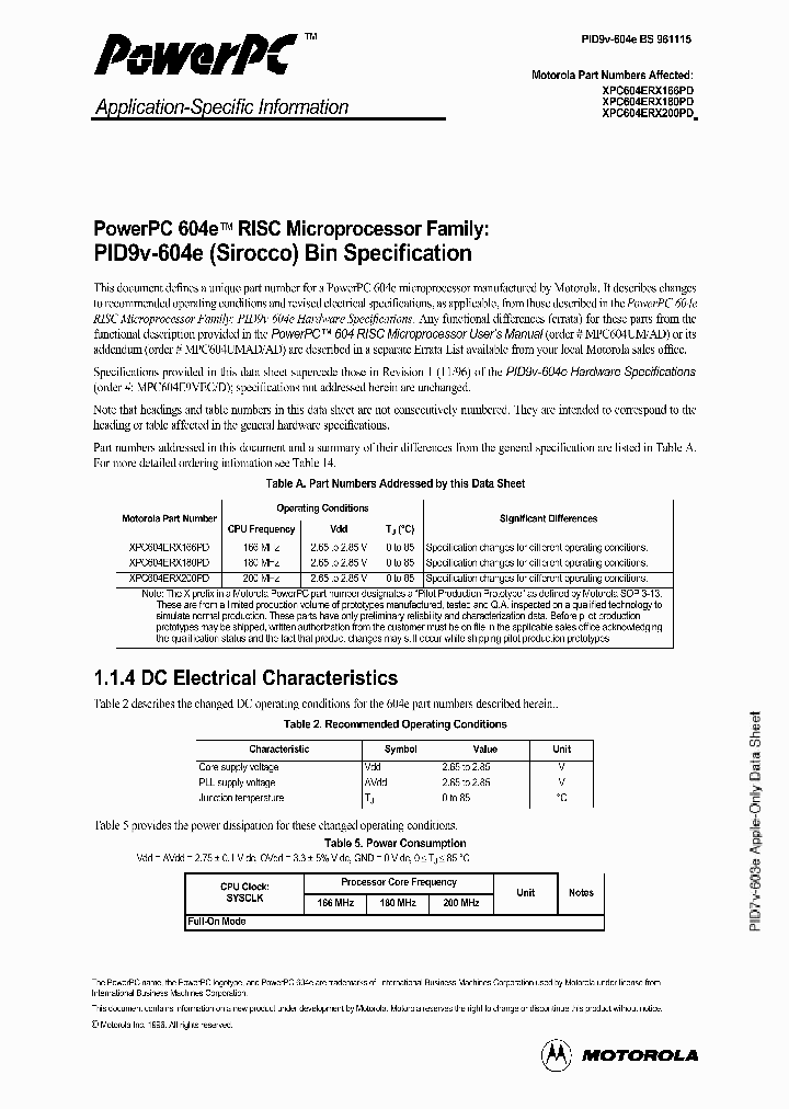 XPC604ERX200PD_289836.PDF Datasheet