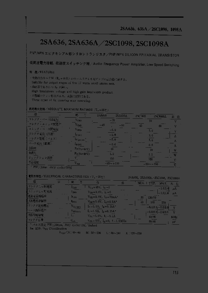 2SC1098_204267.PDF Datasheet
