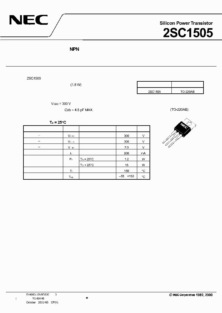 2SC1505_241362.PDF Datasheet