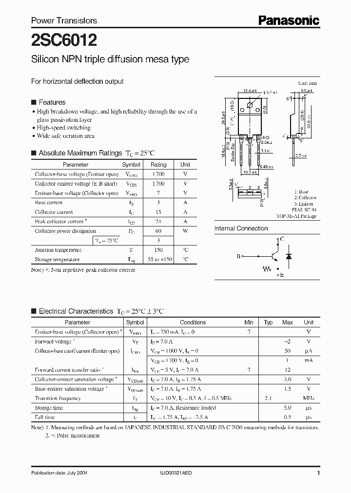 2SC6012_262497.PDF Datasheet