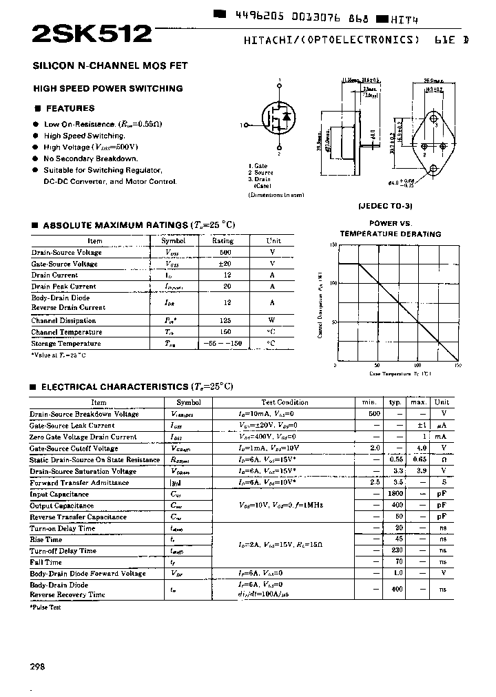 2SK512_218809.PDF Datasheet