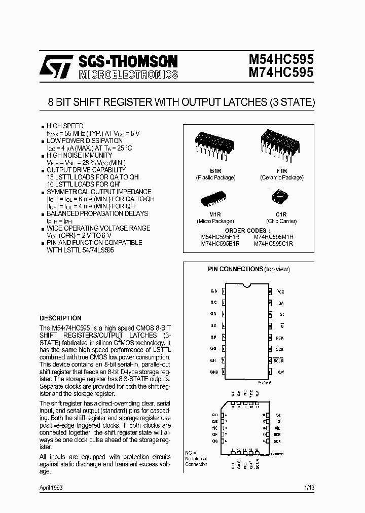 74HC595_250325.PDF Datasheet