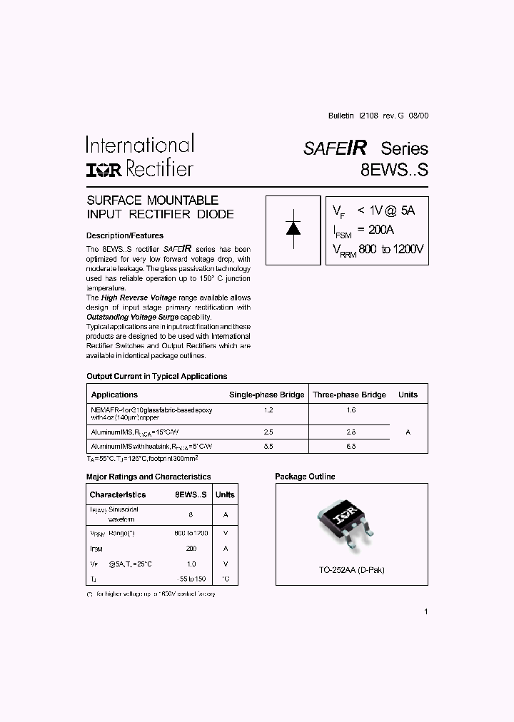 8EWS08STRL_239340.PDF Datasheet
