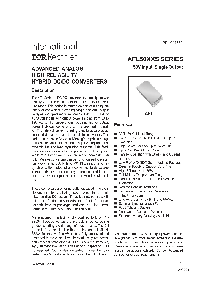 AFL5005DW-CH_233321.PDF Datasheet