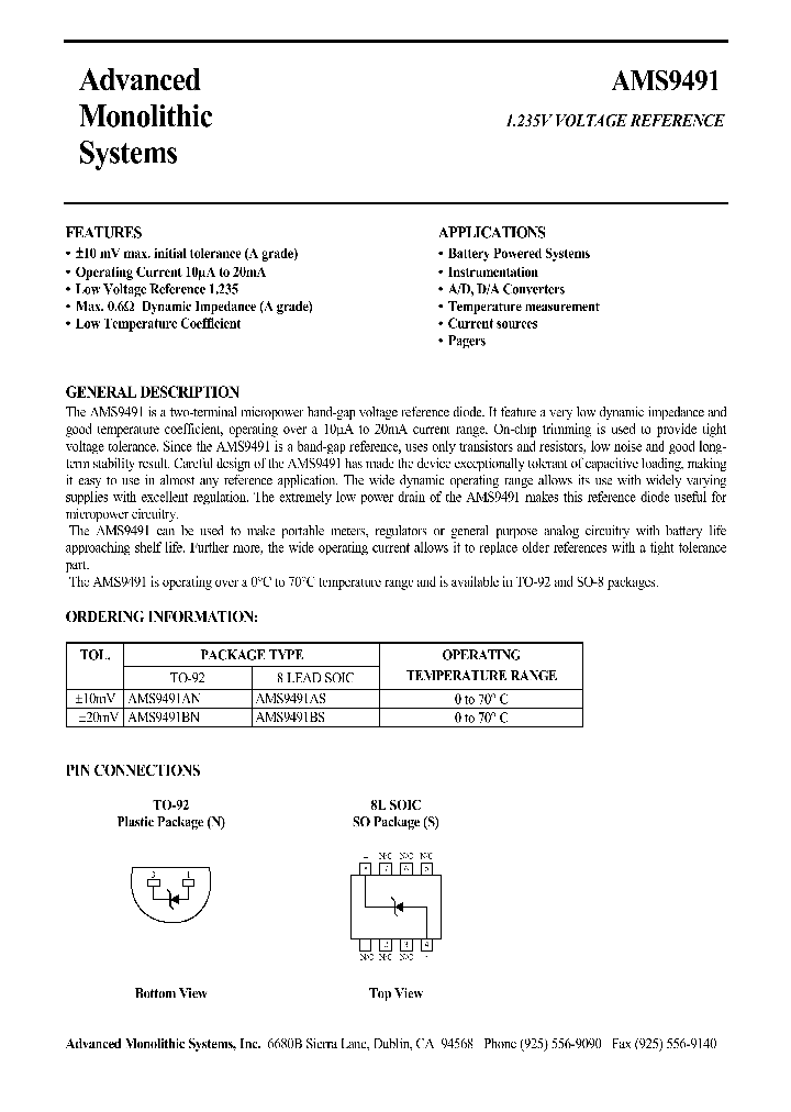 AMS9491_235066.PDF Datasheet