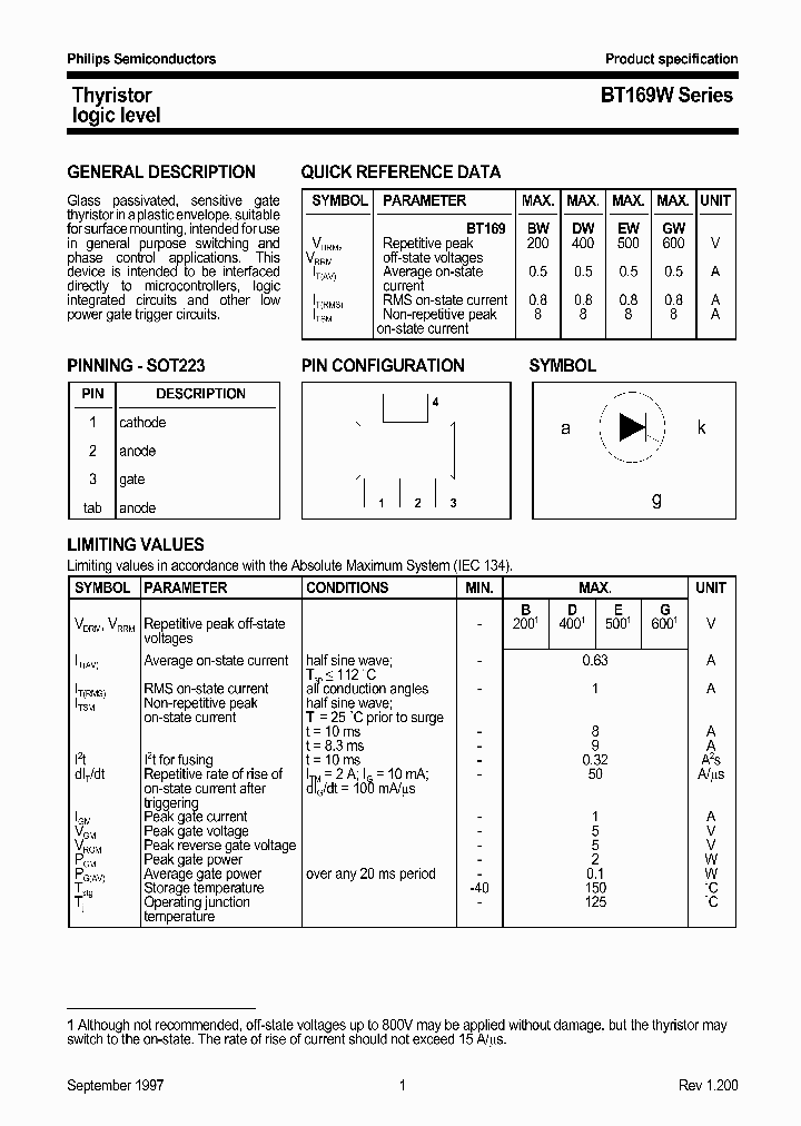 BT169_216165.PDF Datasheet