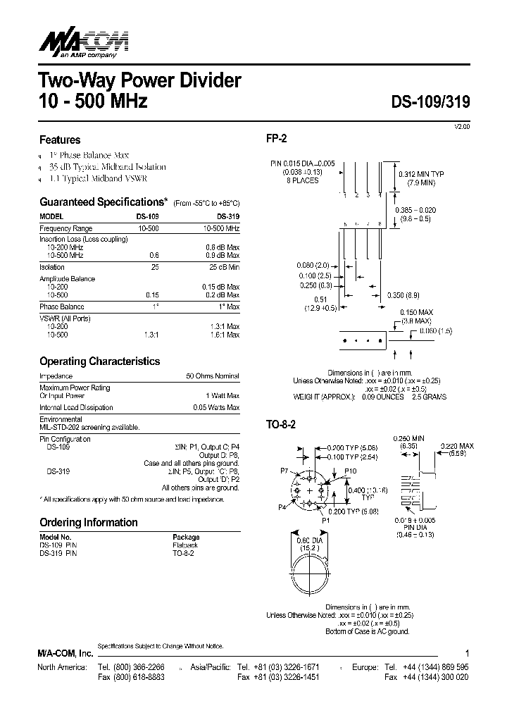 DS-109_228543.PDF Datasheet