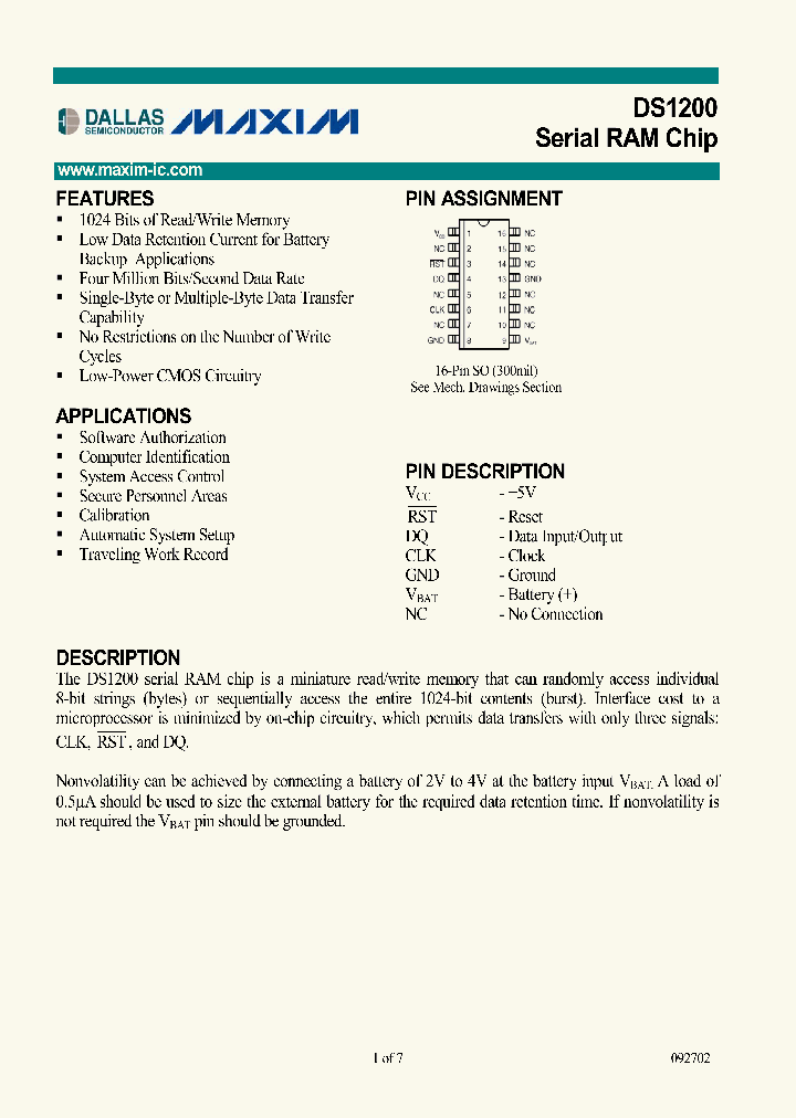 DS1200_257708.PDF Datasheet