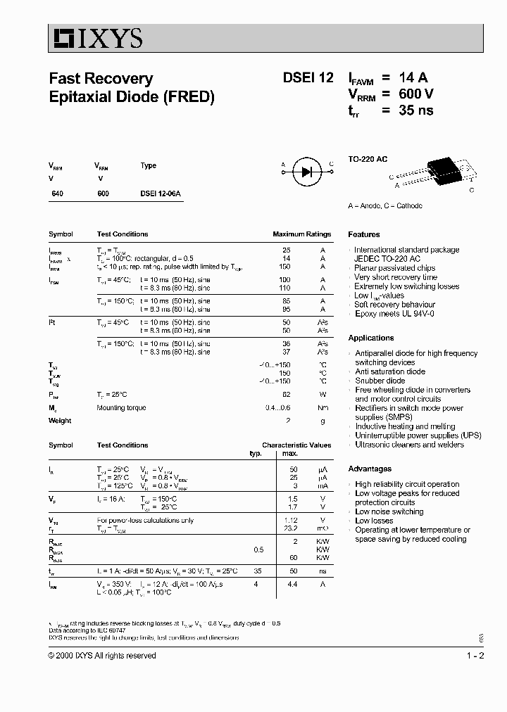 DSEI12_218868.PDF Datasheet