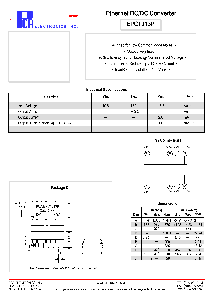 EPC1013P_234650.PDF Datasheet