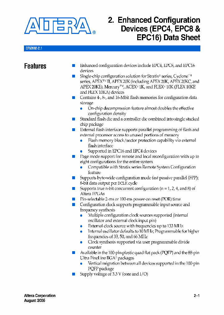 EPC16QC100_260998.PDF Datasheet