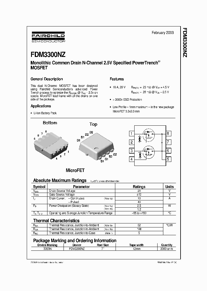 FDM3300NZ_243243.PDF Datasheet