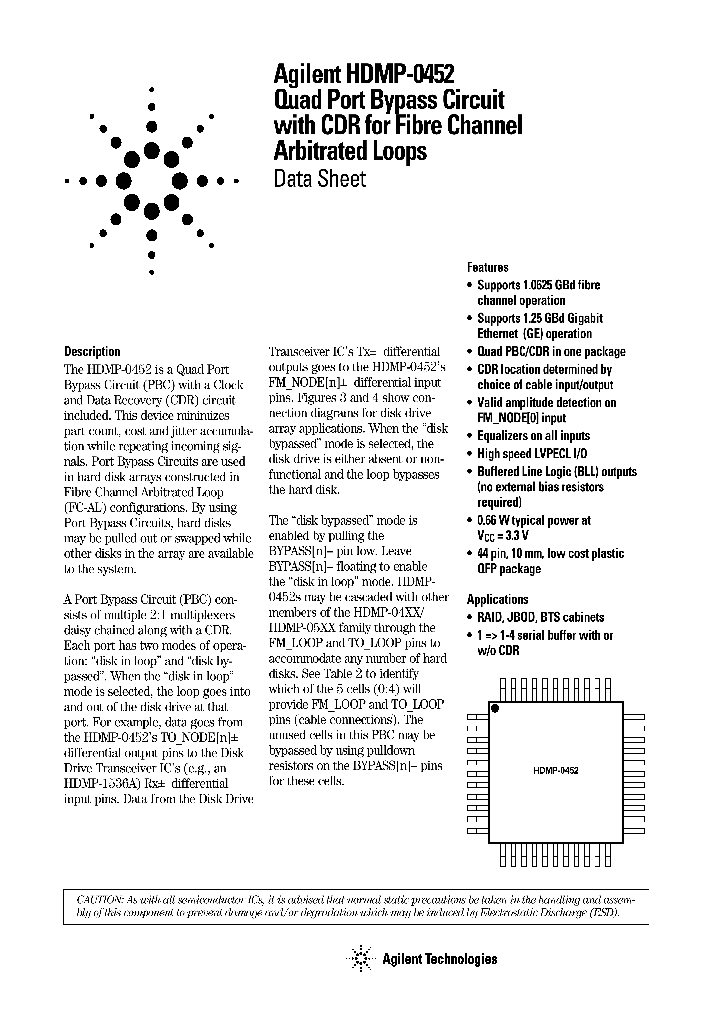 HDMP-0452_217588.PDF Datasheet