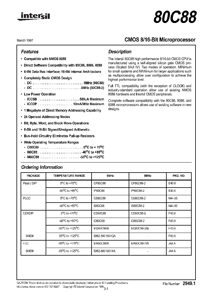ID80C88_234109.PDF Datasheet