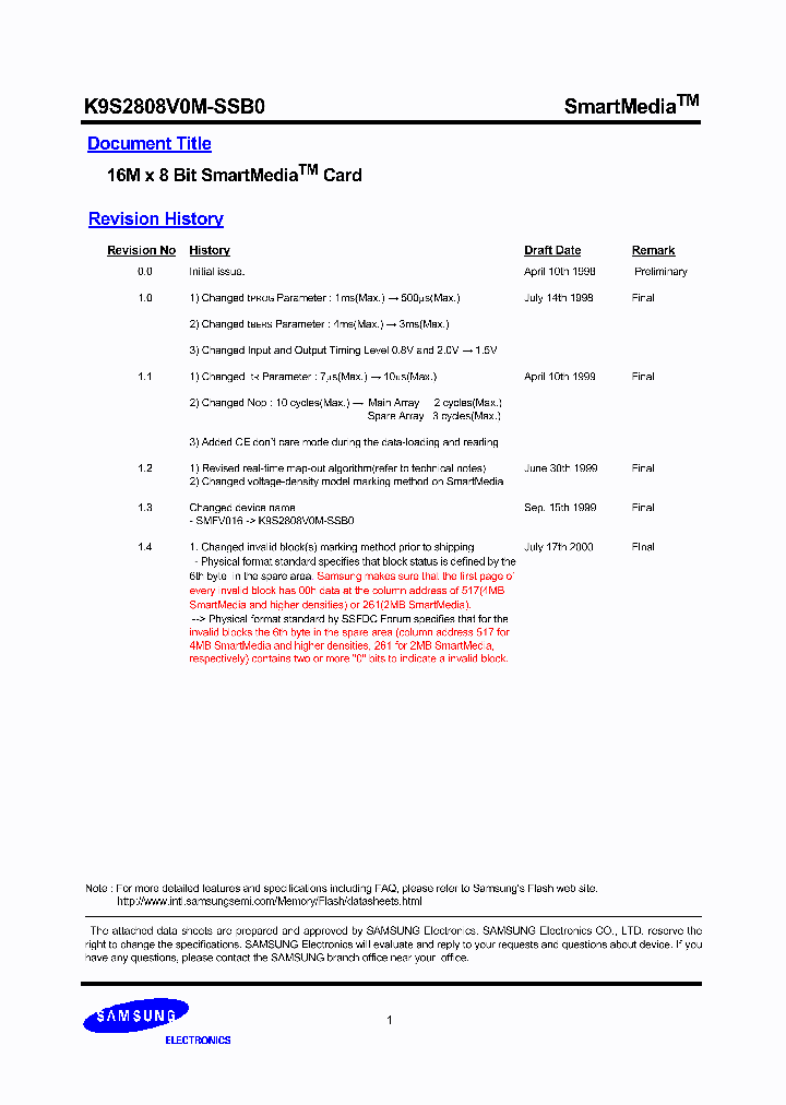 K9S2808V0M_240295.PDF Datasheet