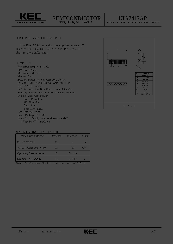 KIA7417AP_236550.PDF Datasheet