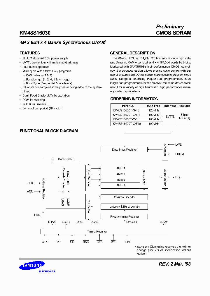 KM48S16030T-GFH_219094.PDF Datasheet