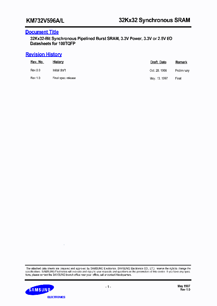 KM732V596A_235500.PDF Datasheet