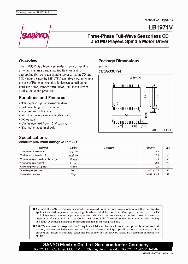 LB1971V_226434.PDF Datasheet