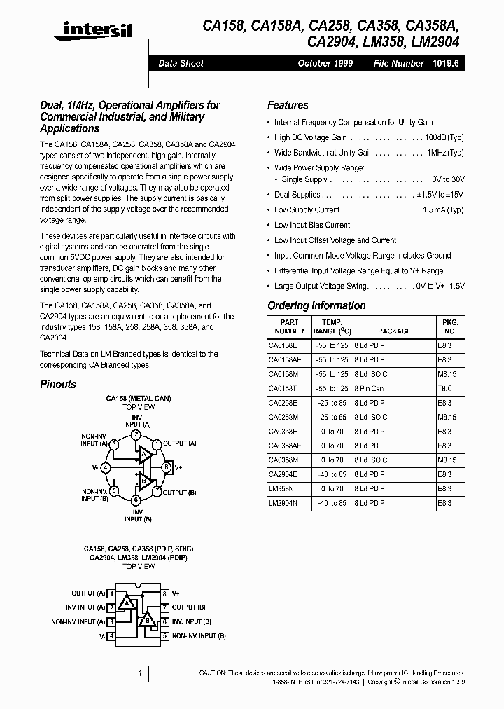 CA358_254898.PDF Datasheet
