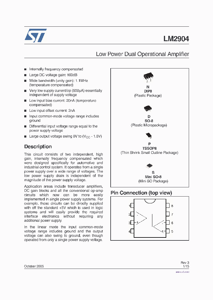 LM2904ST_224218.PDF Datasheet