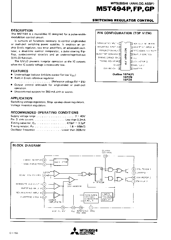 M5T494P_249039.PDF Datasheet
