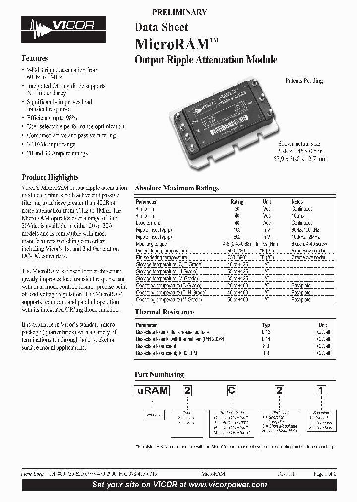 MICRORAM_246174.PDF Datasheet