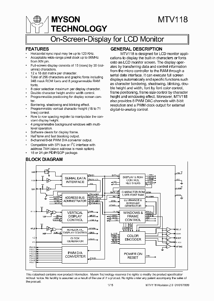 MTV118_251898.PDF Datasheet