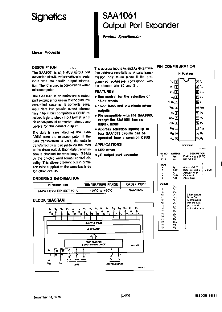 SAA1061_235412.PDF Datasheet