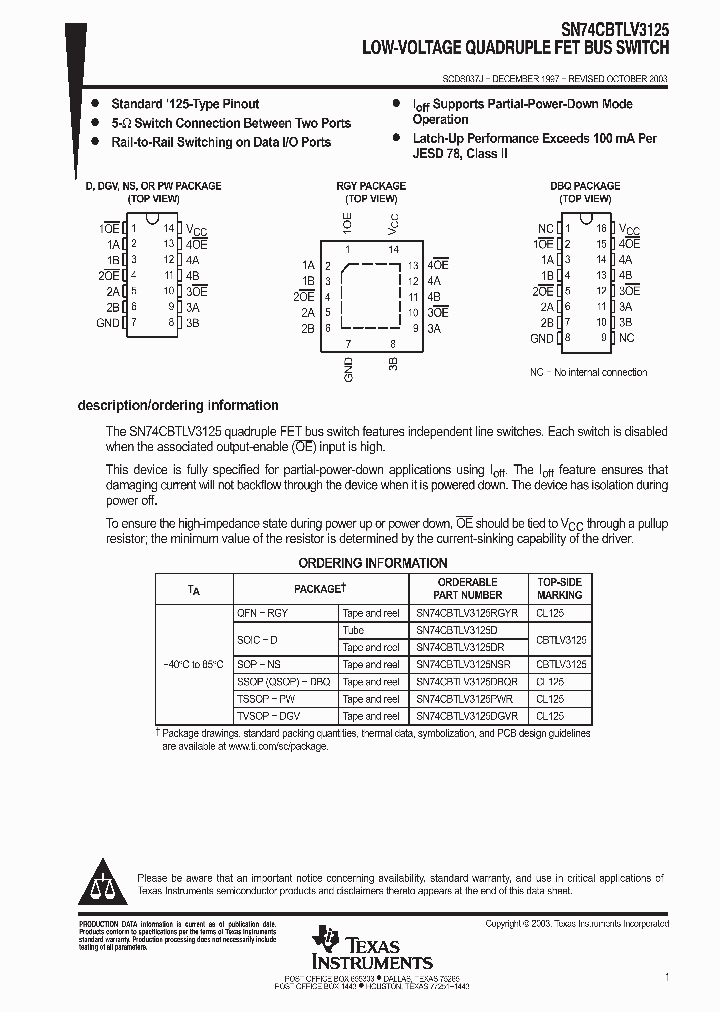 SN74CBTLV3125_238710.PDF Datasheet