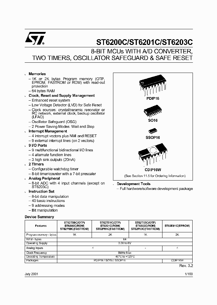 ST6200_220307.PDF Datasheet