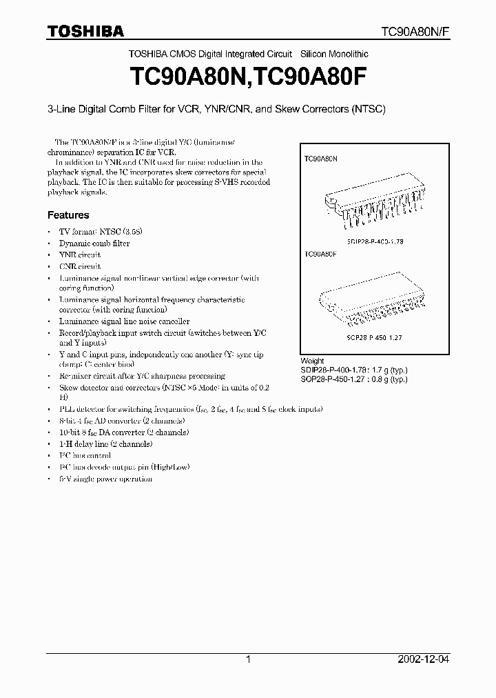 TC90A80F_262319.PDF Datasheet