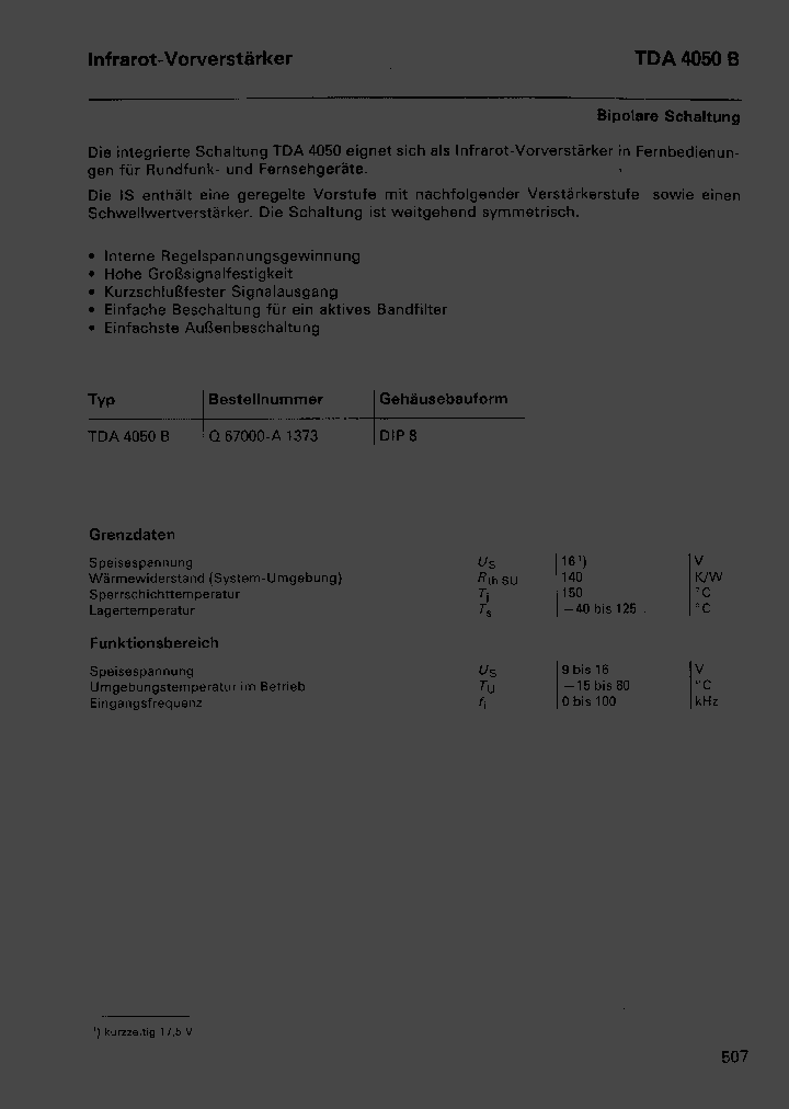 TDA4050_237339.PDF Datasheet