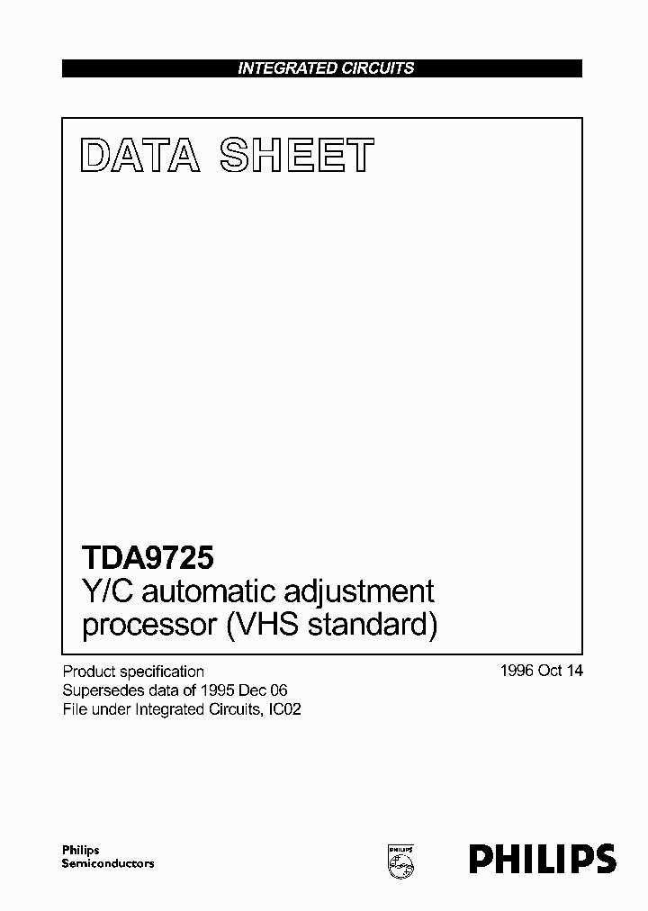 TDA9725_238004.PDF Datasheet